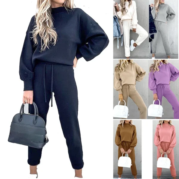2Pcs Set Women Tracksuit
